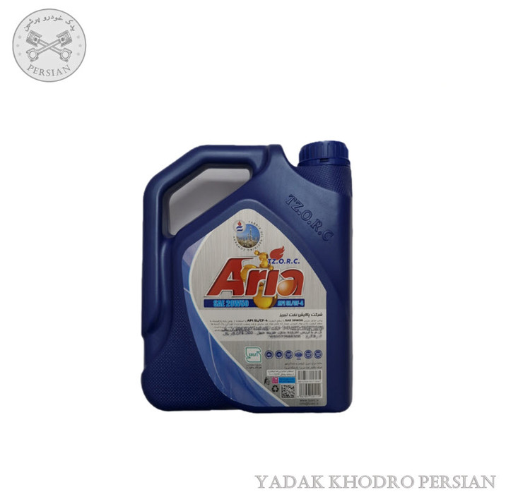 روغن موتور 20w50 sl چهار لیتری آریا